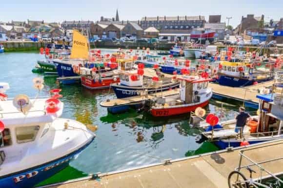 Peterhead harbour, Aberdeenshire