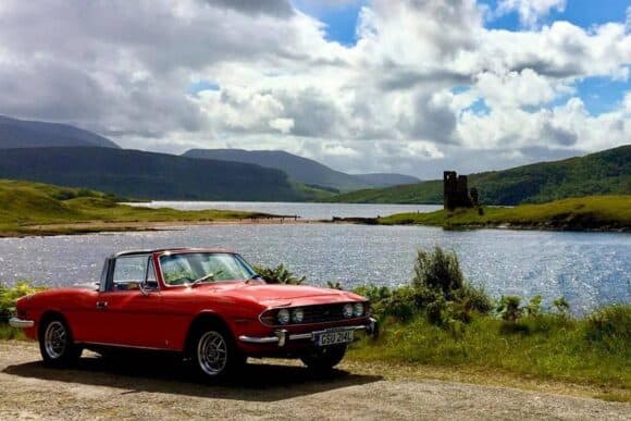 Highland classic car hire