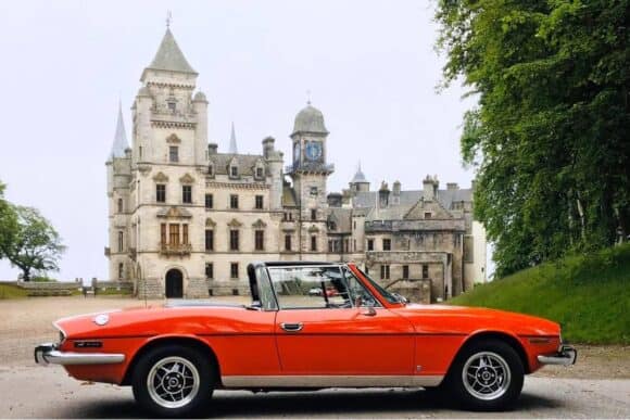 Highland classic car hire